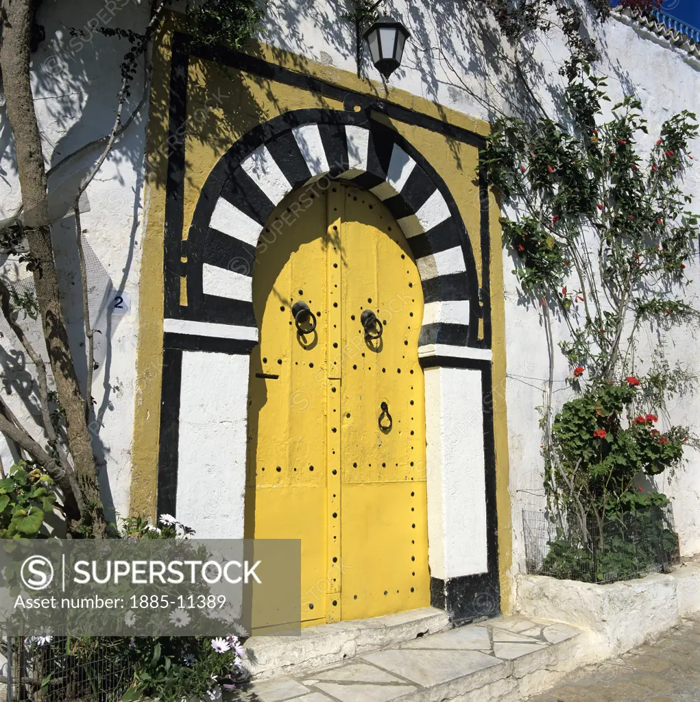 Tunisia, , General, Traditional Tunisian doorway