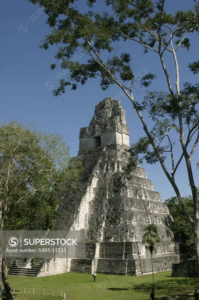 Guatemala, , , Tikal, Mayan Temple of the Great Jaguar