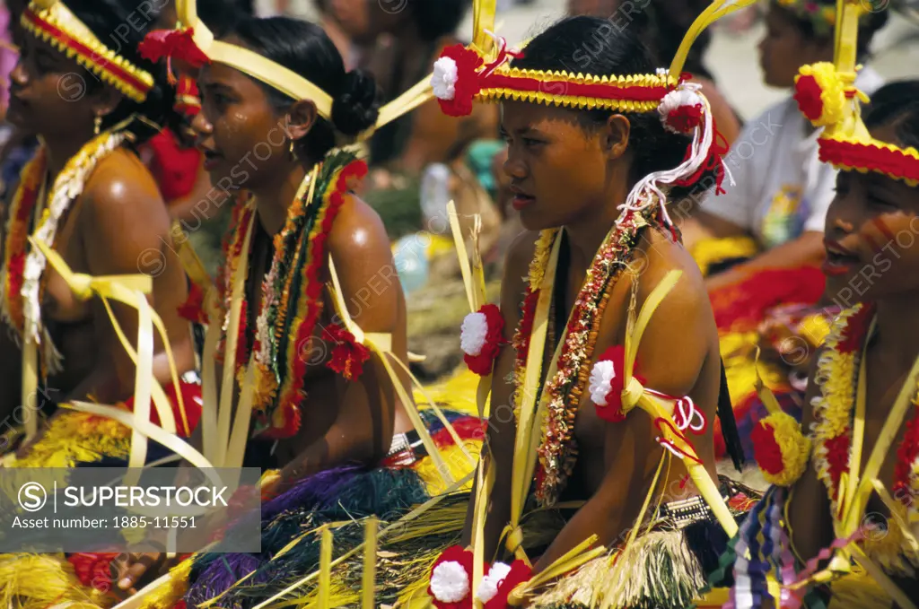 Micronesia, Yap State, Yap, Traditional dancers