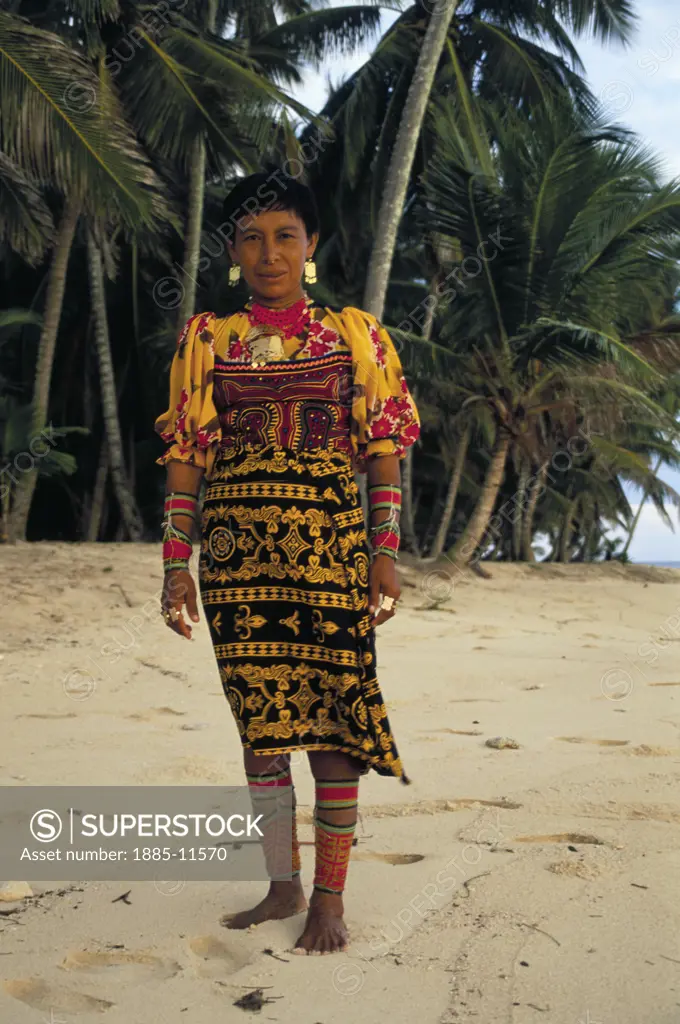 Panama, , , San Blas Islands, Kuna traditional dress