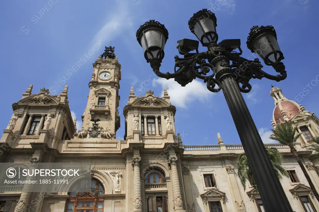 Spain, Valencia Region, Valencia, Plaza Ayuntamiento - the town hall