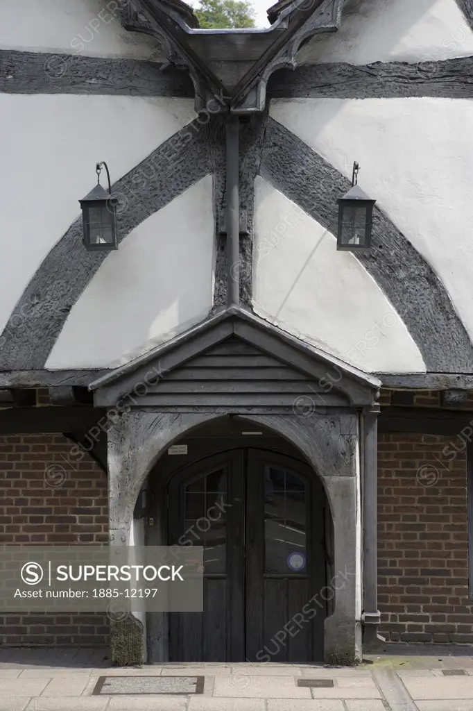 UK - England, Hampshire, Winchester, Chesil Rectory Doorway