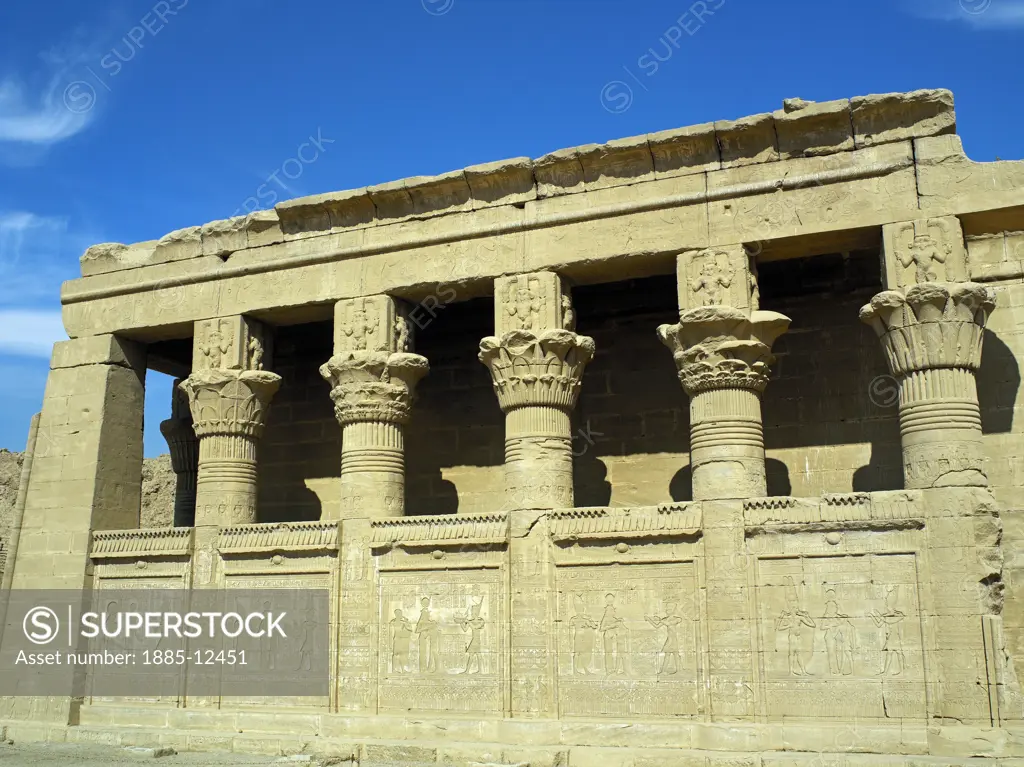 Egypt, , Dendara, Temple of Hathor - the Roman Birth House