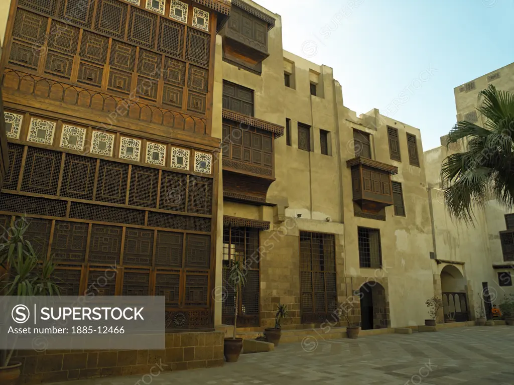 Egypt, , Cairo, Beit as-Suhaymi - traditional family mansion with screened womens gallery