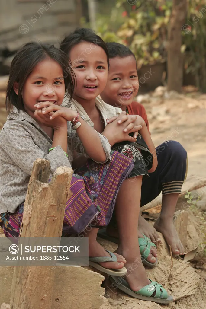 Laos, , General - people, Lao Loum - Lowland Lao children