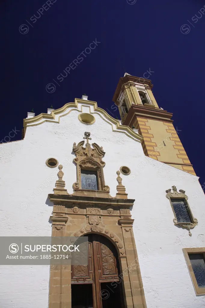 Spain, Costa del Sol, Estepona, Church of Nuestra Senora de Los Remedios in Plaza San Francisco - exterior