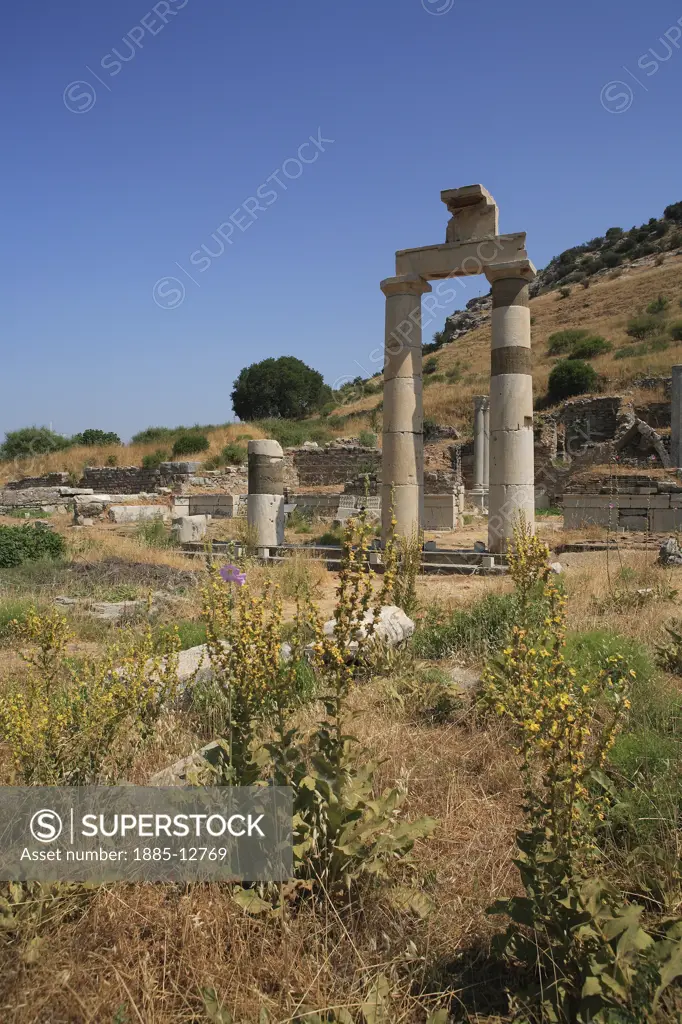 Turkey, Aegean, Ephesus, Roman ruins