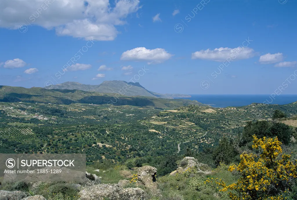 Greek Islands, Crete, Phaestos, General View