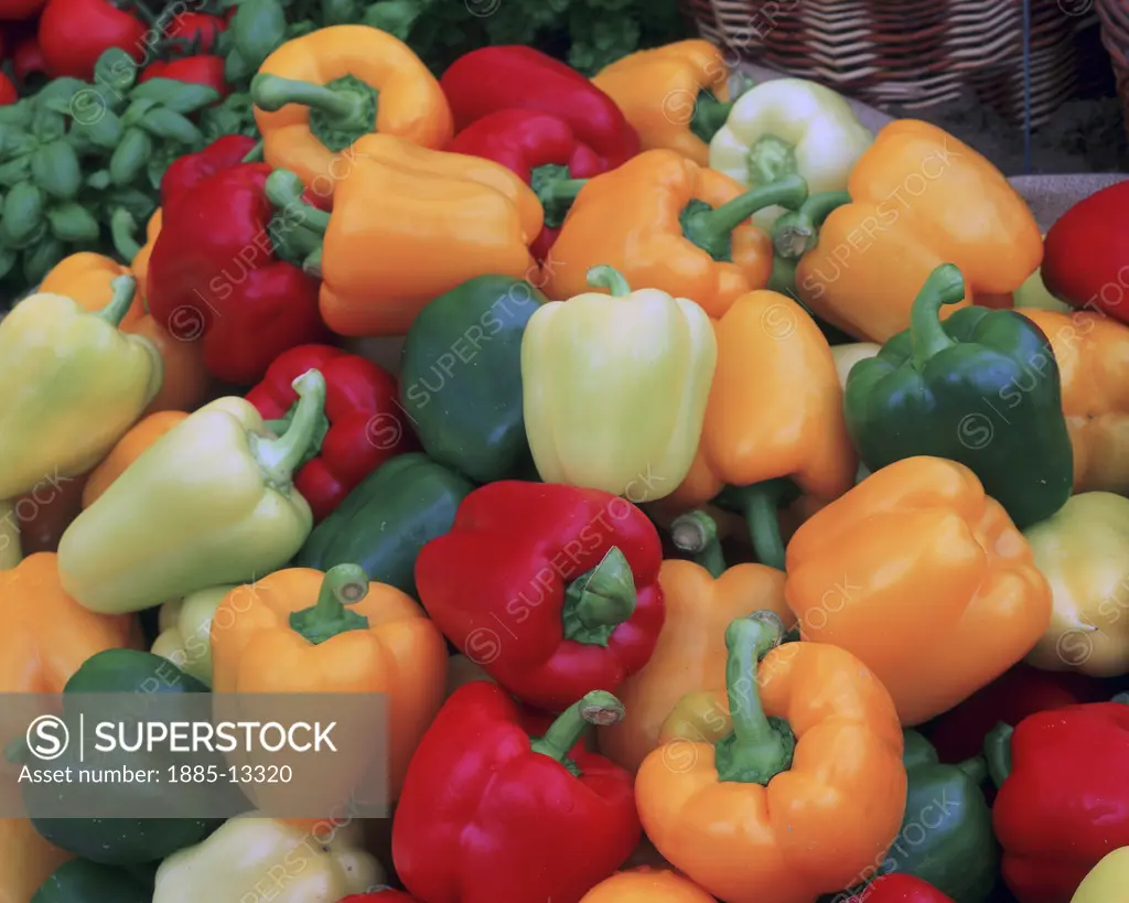 Food & Drink, , Peppers, Colourful peppers