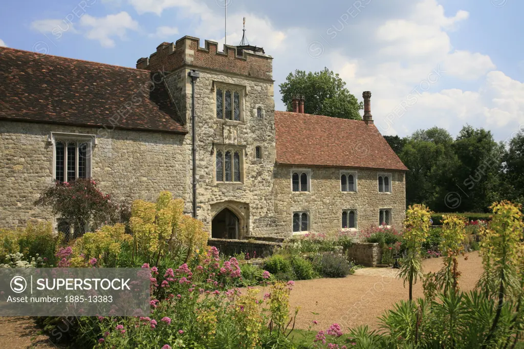UK - England, Kent, Ightham Mote, Manor house and gardens