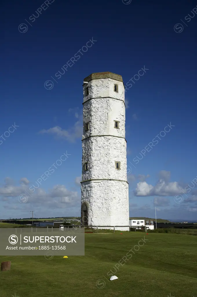 UK - England, Yorkshire, Flamborough Head, The old Beacon lighthouse