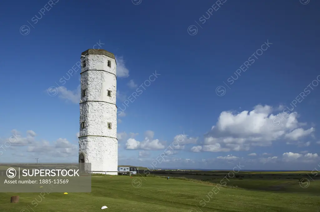 UK - England, Yorkshire, Flamborough Head, The old Beacon lighthouse