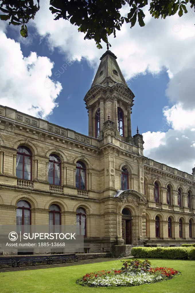 UK - England, Yorkshire, Saltaire, The Victorian Town Hall 