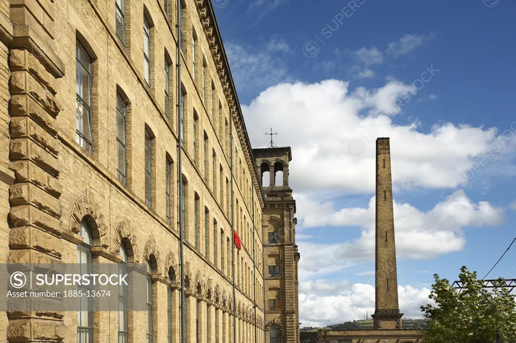 UK - England, Yorkshire, Saltaire, Salts Mill 