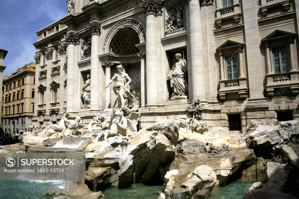 Italy, Lazio, Rome, The Trevi Fountain