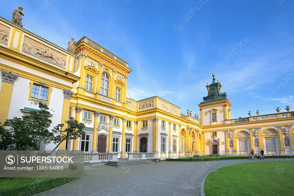 Poland, , Warsaw, The Royal Palace in Wilanow