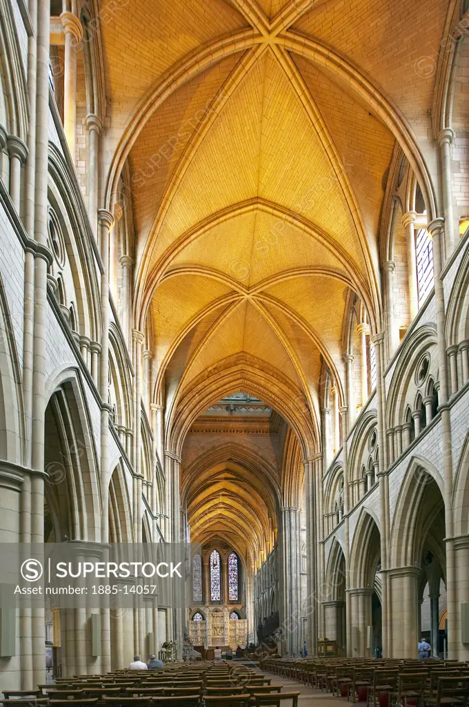 UK - England, Cornwall, Truro, Interior of Truro Cathedral
