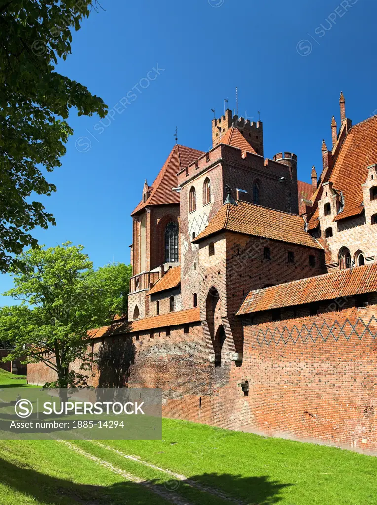 Poland, , Malbork, Castle Marienburg 
