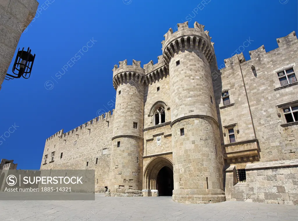 Greek Islands, Rhodes Island, Rhodes Town, Palace of the Grand Masters