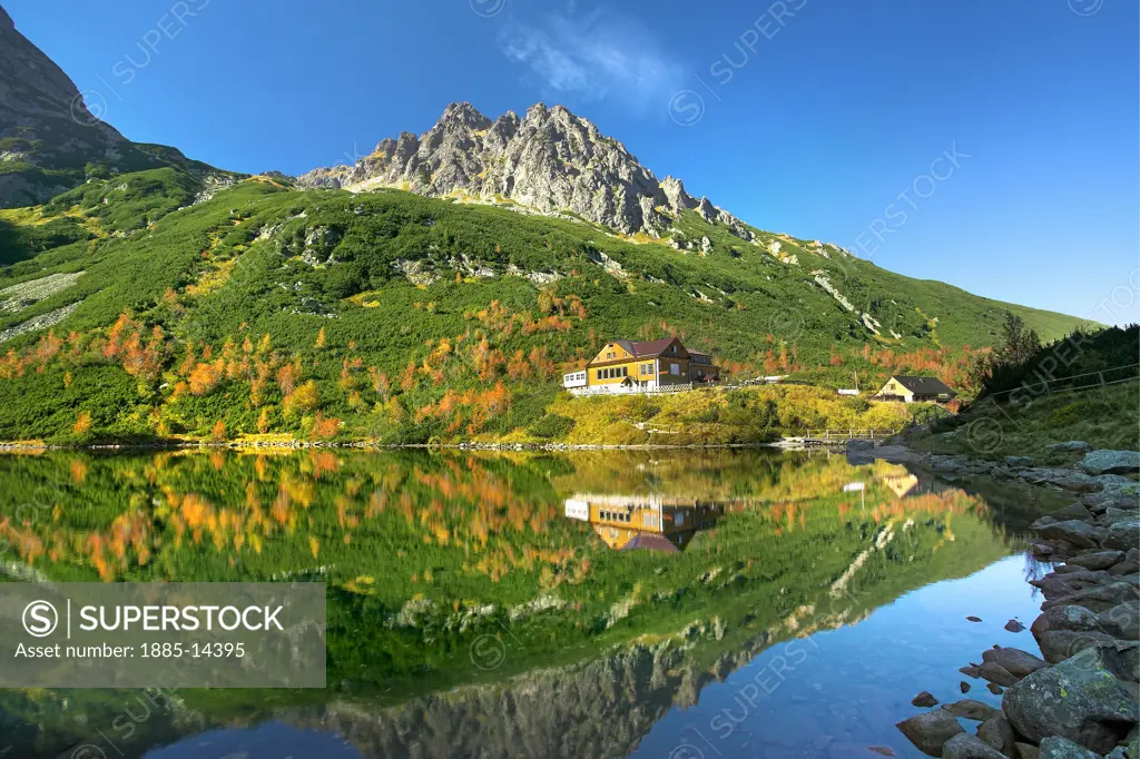 Slovakia, , Tatra Mountains - Kiezmarska Valley, The hostel at Green Lake