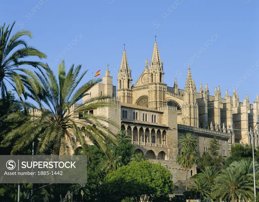 Balearic Islands, Mallorca, Palma, Palma Cathedral