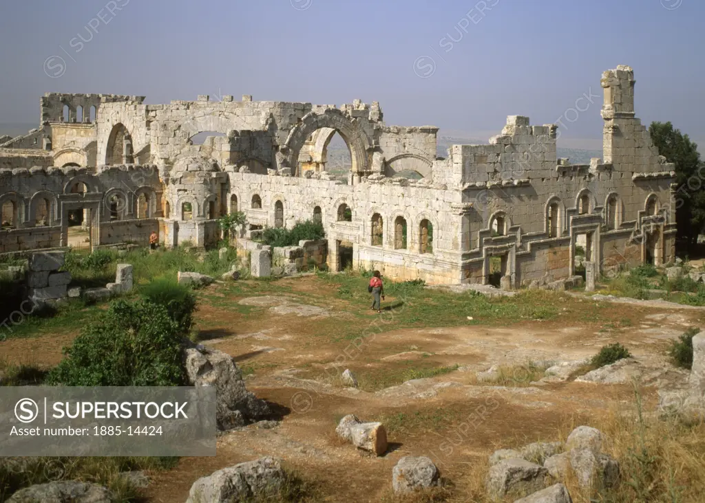Syria, , Aleppo - near, Basilica of St Simeon Stylites