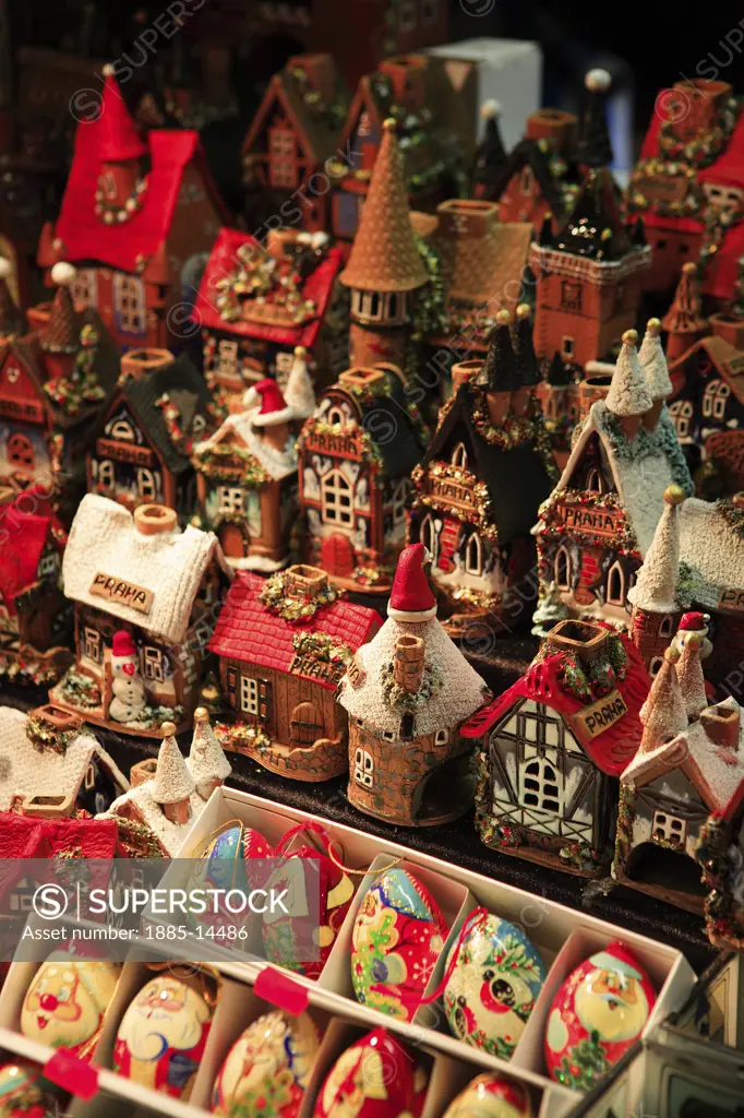 Czech. Republic, , Prague, Christmas decorations