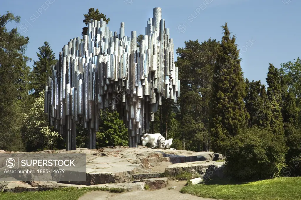 Finland, , Helsinki, Sibelius Monument