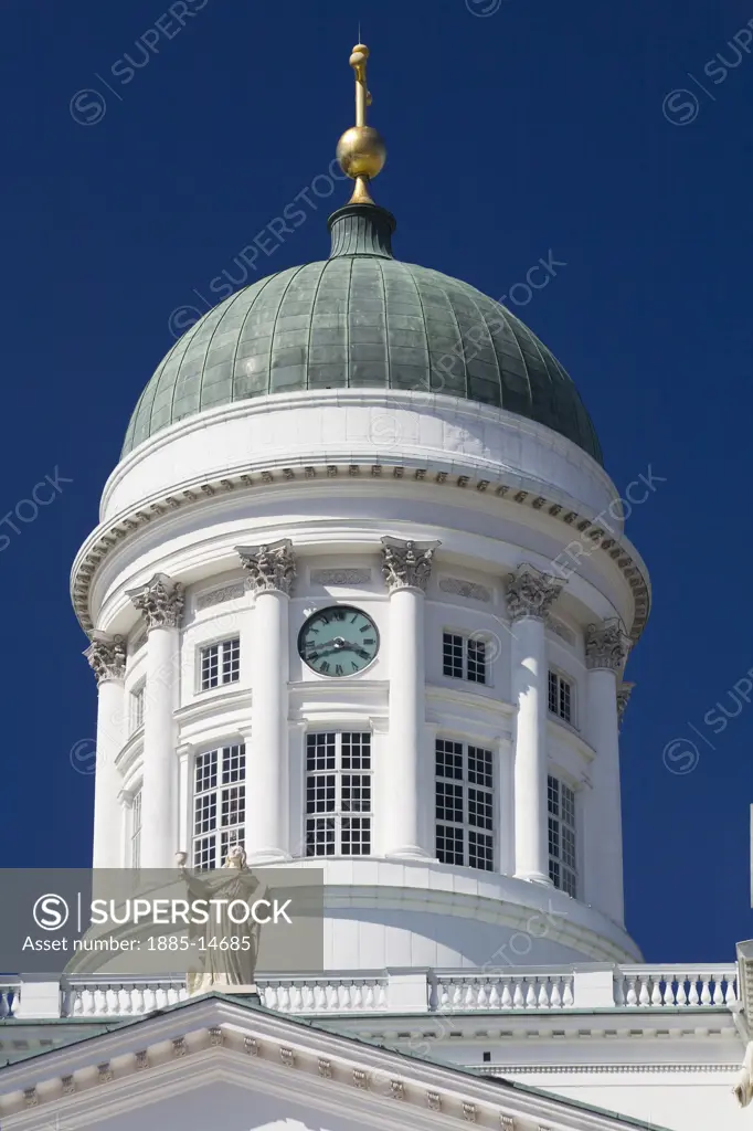 Finland, , Helsinki, Lutheran Cathedral - the dome