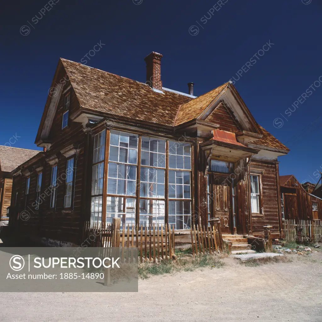 USA, California, Bodie, House in ghost town