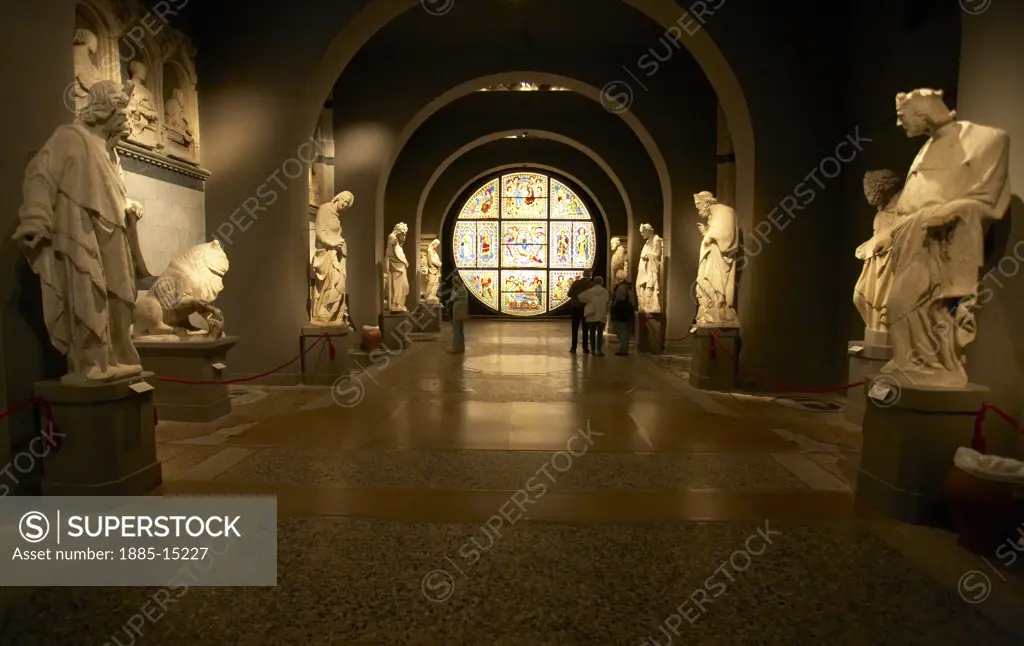 Italy, Tuscany, Siena, Museum of the Opera del Duomo - interior
