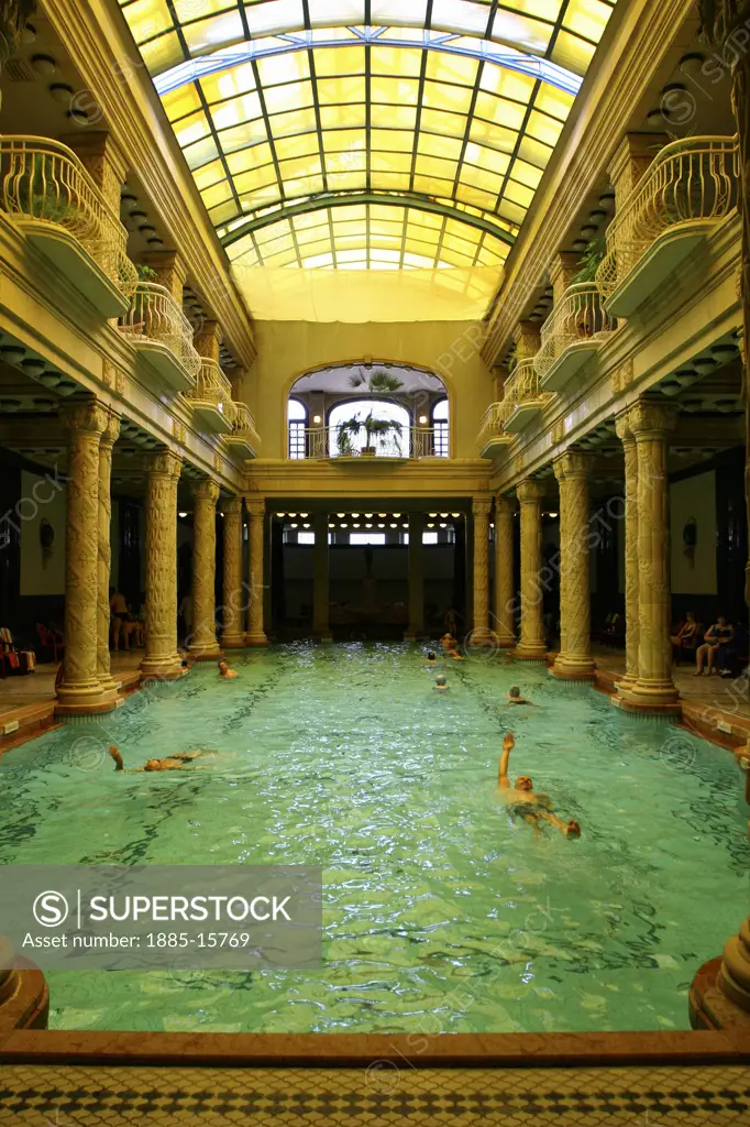 Hungary, , Budapest, Gellert Baths - spa