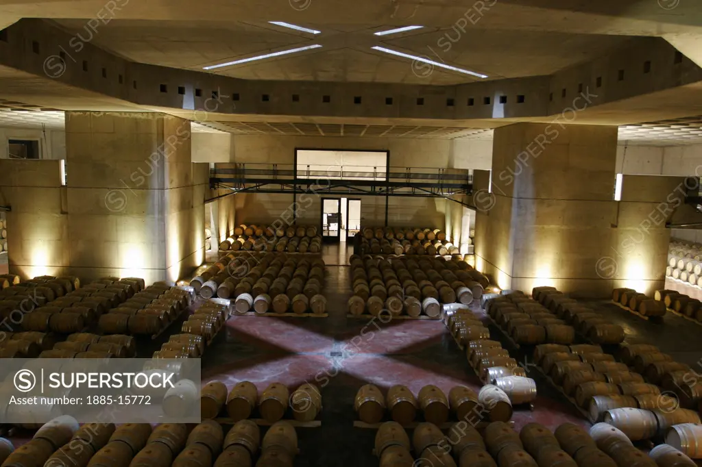 Argentina, , Mendoza, Barrels of wine