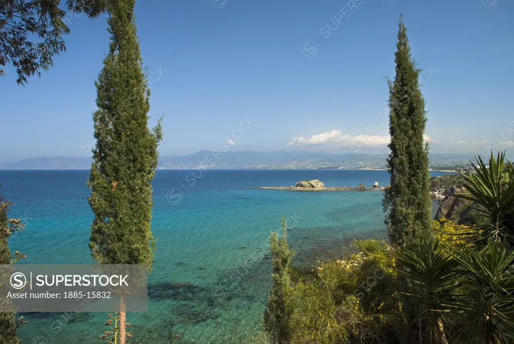Cyprus, South, Latchi - near, View along Chrysochou Bay