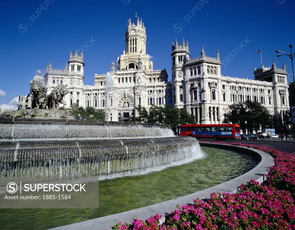 Spain, , Madrid, Palace of Communication - main post office