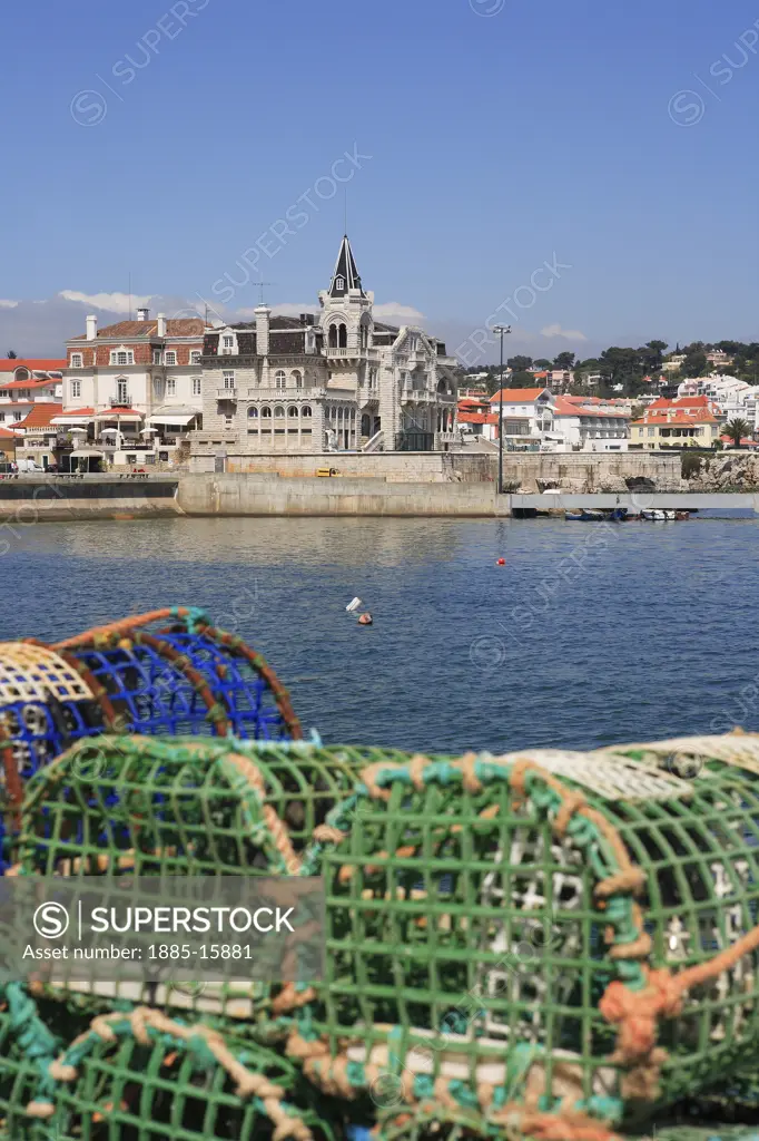 Portugal, Estremadura, Cascais, Museum and fishing nets