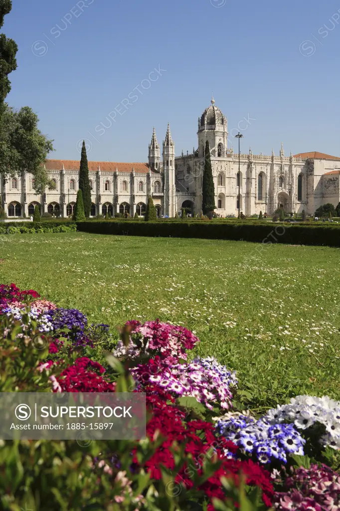 Portugal, Estremadura, Lisbon, Jeronimos Monastery and Belem Gardens