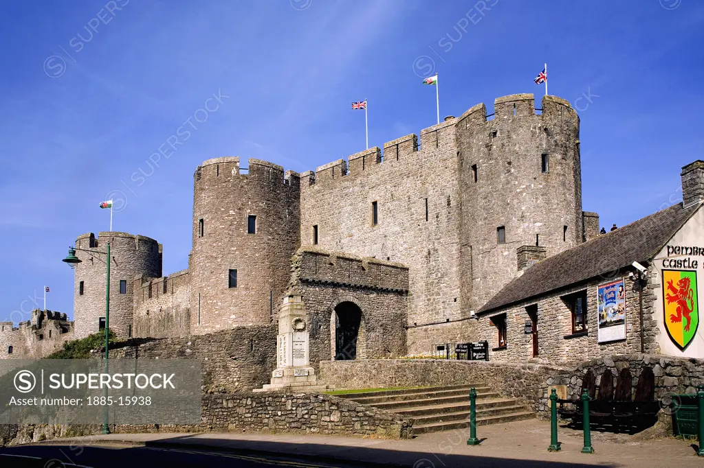UK - Wales, Pembrokeshire, Pembroke, Pembroke Castle