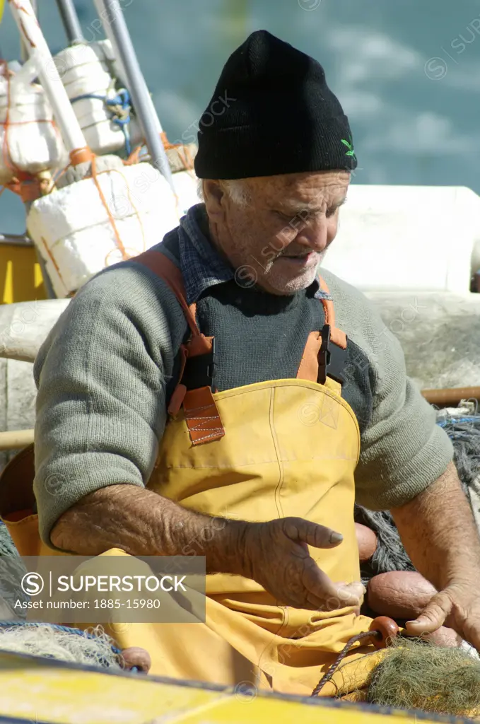 Maltese Islands, Malta, Marsaxlokk, Fisherman