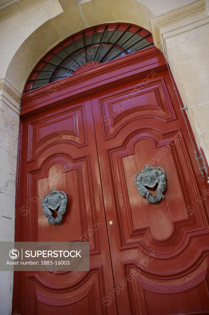 Maltese Islands, Malta, Mdina, Red door 