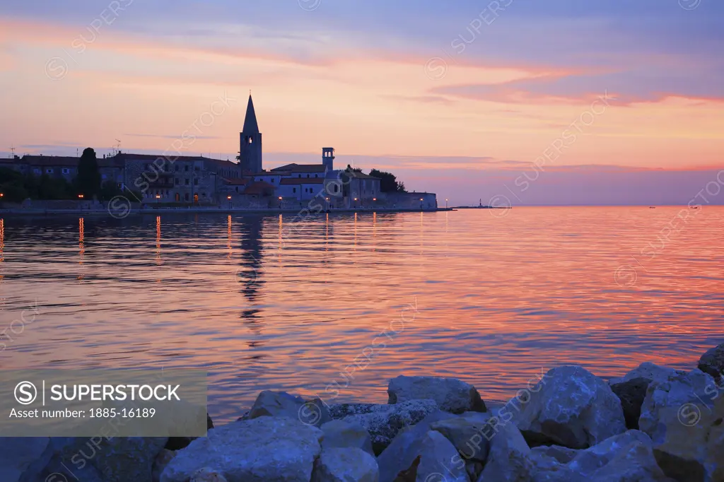 Croatia, Istria, Porec, Sunset