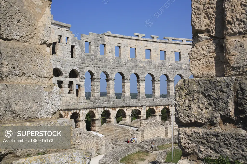 Croatia, Istria, Pula, Roman amphitheatre