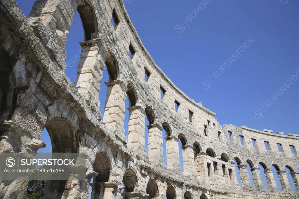 Croatia, Istria, Pula, Roman amphitheatre