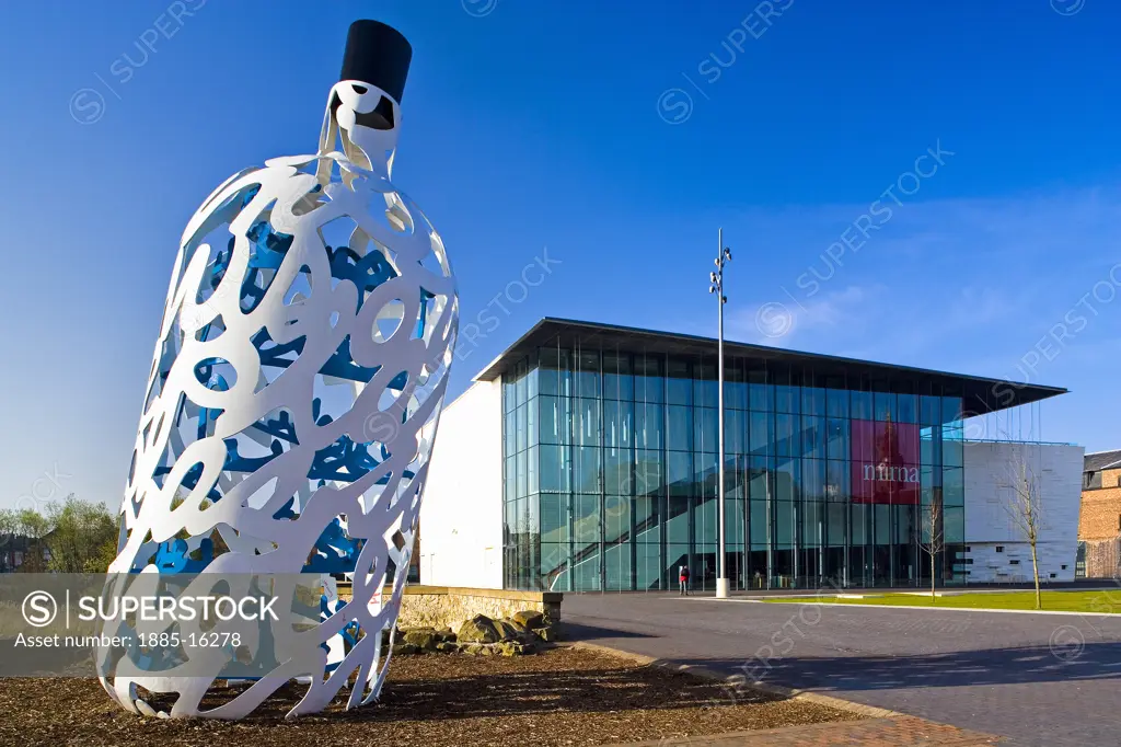 UK - England, Cleveland, Middlesbrough, Middlesbrough Institute for Modern Art and the Bottle of Notes