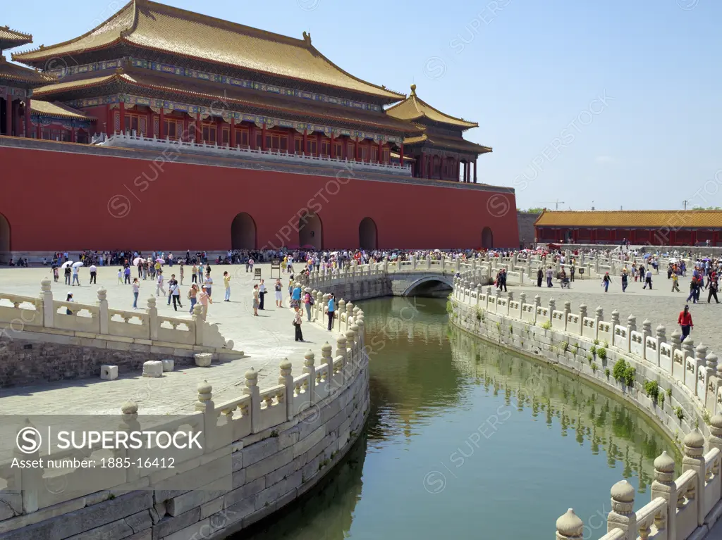 China, , Beijing, The Meridian Gate