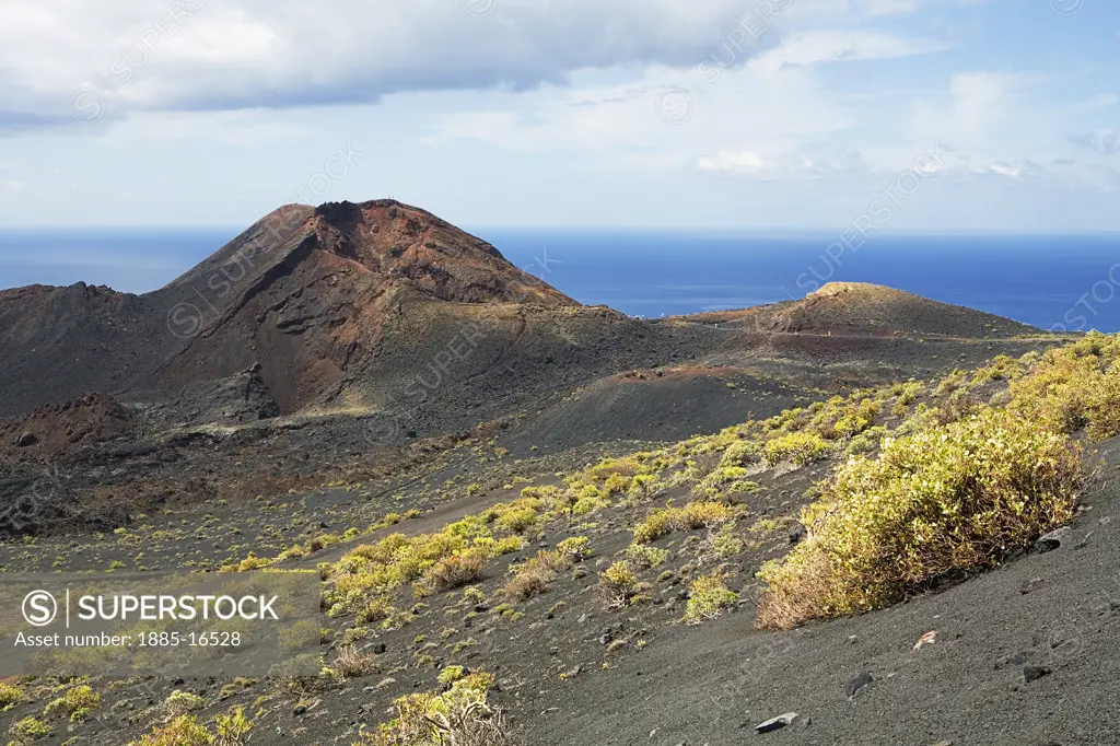 Canary Islands, La Palma, Teneguia, Teneguia volcano