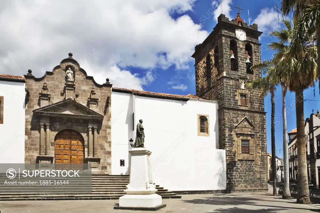 Canary Islands, La Palma, Santa Cruz, Church of San Salvador