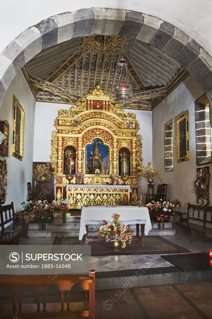 Canary Islands, La Palma, Puerto de Tazacorte, Church of Sanctuario de Nuestra Senora de las Angustias