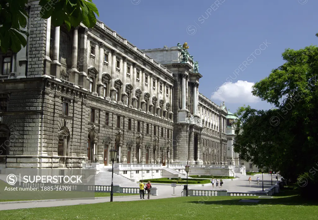 Austria, , Vienna, East facade of the Hofburg