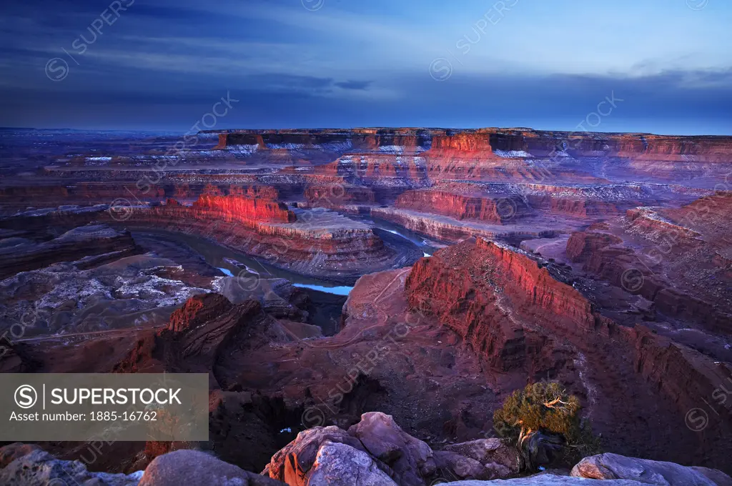 USA, Utah, Dead Horse Point State Park, Early morning at Dead Horse Point